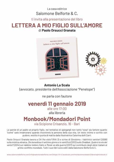 Bari, libreria Monbook: Paolo Orsucci Granata presenta 